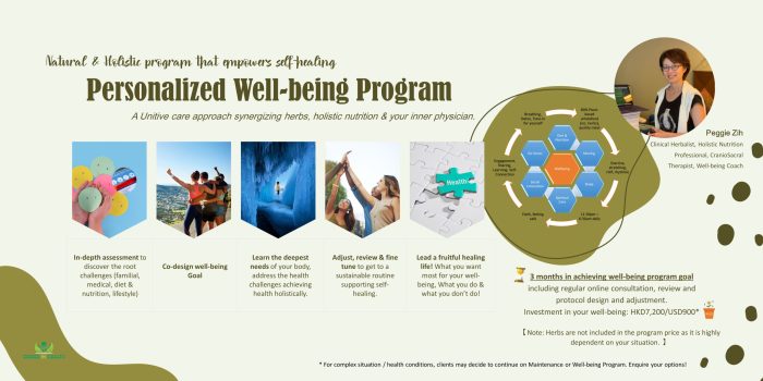 Personalized Well-being Program – Zenses in Health
